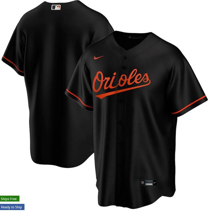 Mens Baltimore Orioles Nike Black Alternate Replica Team MLB Jerseys->cincinnati reds->MLB Jersey